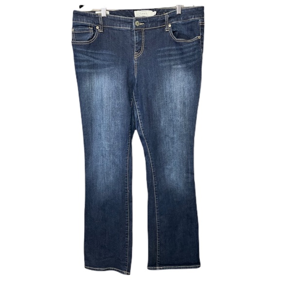 TORRID Sz 16T Dark Wash Relaxed Boot Cut Jeans